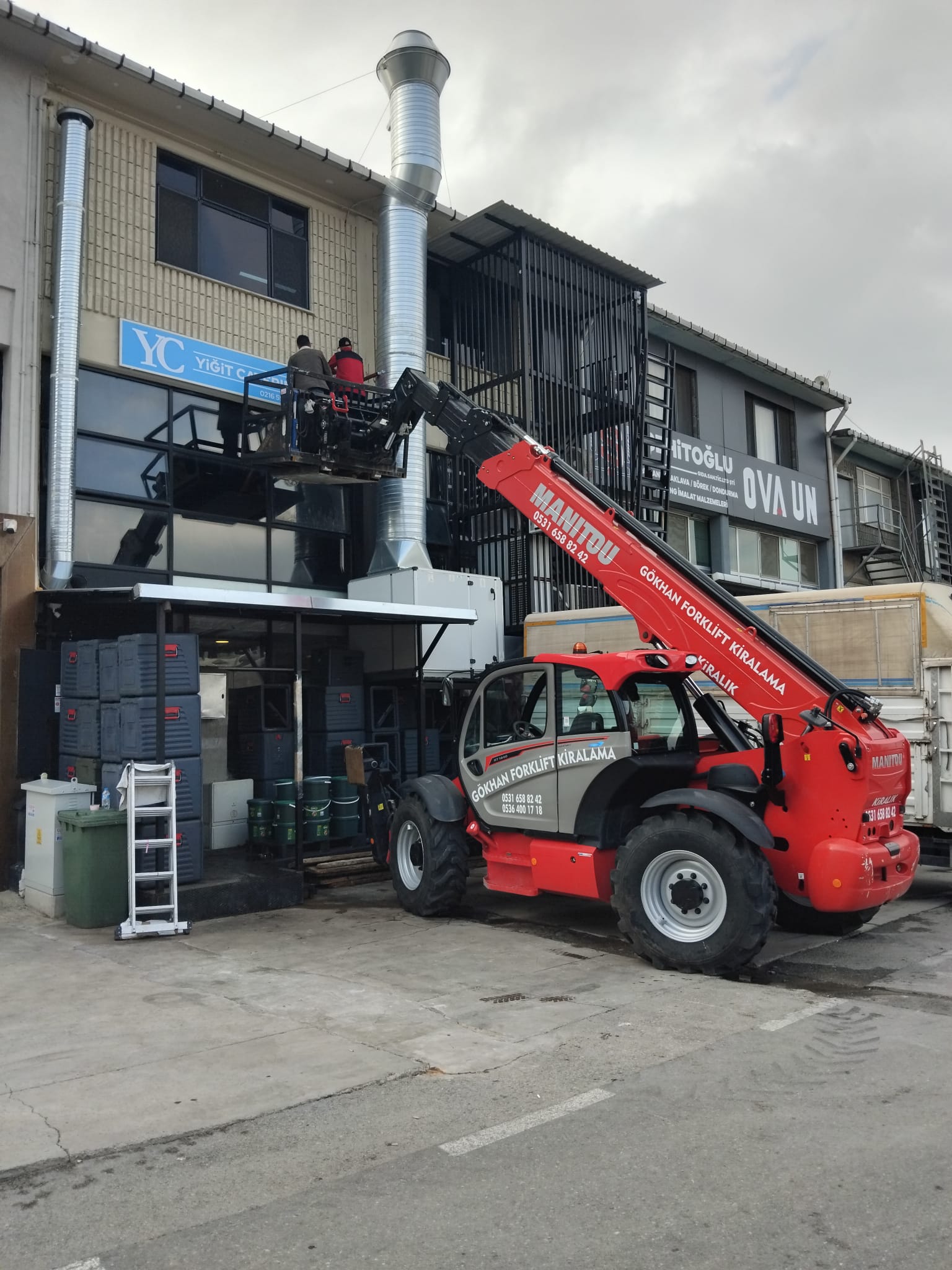 Manitou Kiralama Çalışma Karelerimiz
